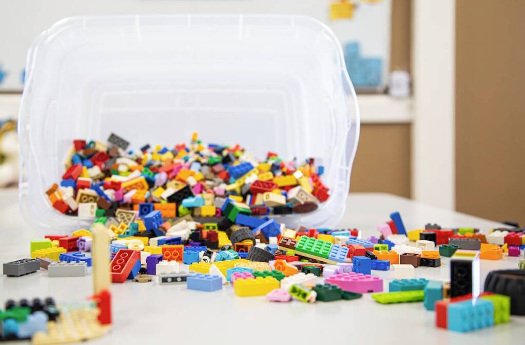 Come to the Forbes Library and build Lego creations with us!