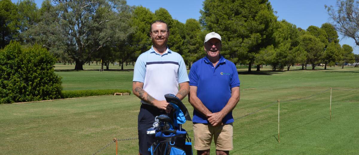 Forbes Golf Pro Will Gunn and Tony Cogswell encouraging golfers to join them on the course on Friday, March 22. 