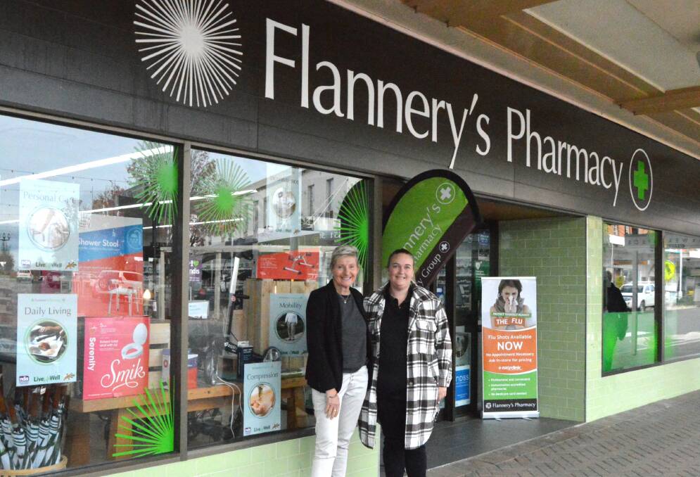 Susan Earl and Emma Gaffney are excited to have Flannery's Pharmacy on board for this year's Forbes Young Woman Competition.