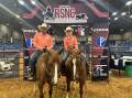 Shane and Bella Davie had an incredible first ranch sorting world championships. Picture supplied