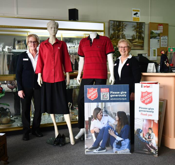 Wendy Broome and Judy Brown are the friendly new faces of the Forbes / Parkes Salvos and they are here to help however they can.