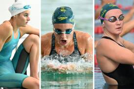 The Australian female swimmers are hoping for a massive medal haul. Pictures by Delly Carr/Swimming Australia
